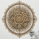 Tattoo sketch, whimsical clockwork bloom, a m… – tattoo sketch (№1752482728_0, 14.07.2025 08:45) — tattoovalue.net