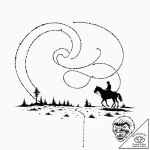 Tattoo sketch, nomad’s data trail, a lone fig… – tattoo sketch (№1752482895_0, 14.07.2025 08:48) — tattoovalue.net