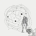 Tattoo sketch, exhausted explorer, cosmic map… – tattoo sketch (№1752483910_0, 14.07.2025 09:05) — tattoovalue.net