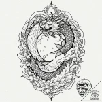 Tattoo sketch, transcendent tarot card, a cla… – tattoo sketch (№1752484414_0, 14.07.2025 09:13) — tattoovalue.net