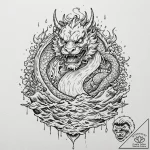 Tattoo sketch, dystopian diner, a classic ame… – tattoo sketch (№1752484583_0, 14.07.2025 09:16) — tattoovalue.net
