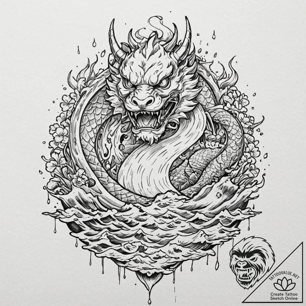 Tattoo sketch, dystopian diner, a classic ame... - tattoo sketch (№1752484583_0, 14.07.2025 09:16) — tattoovalue.net