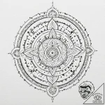 Tattoo sketch, enchanted code book, an ancien… – tattoo sketch (№1752485172_0, 14.07.2025 09:26) — tattoovalue.net