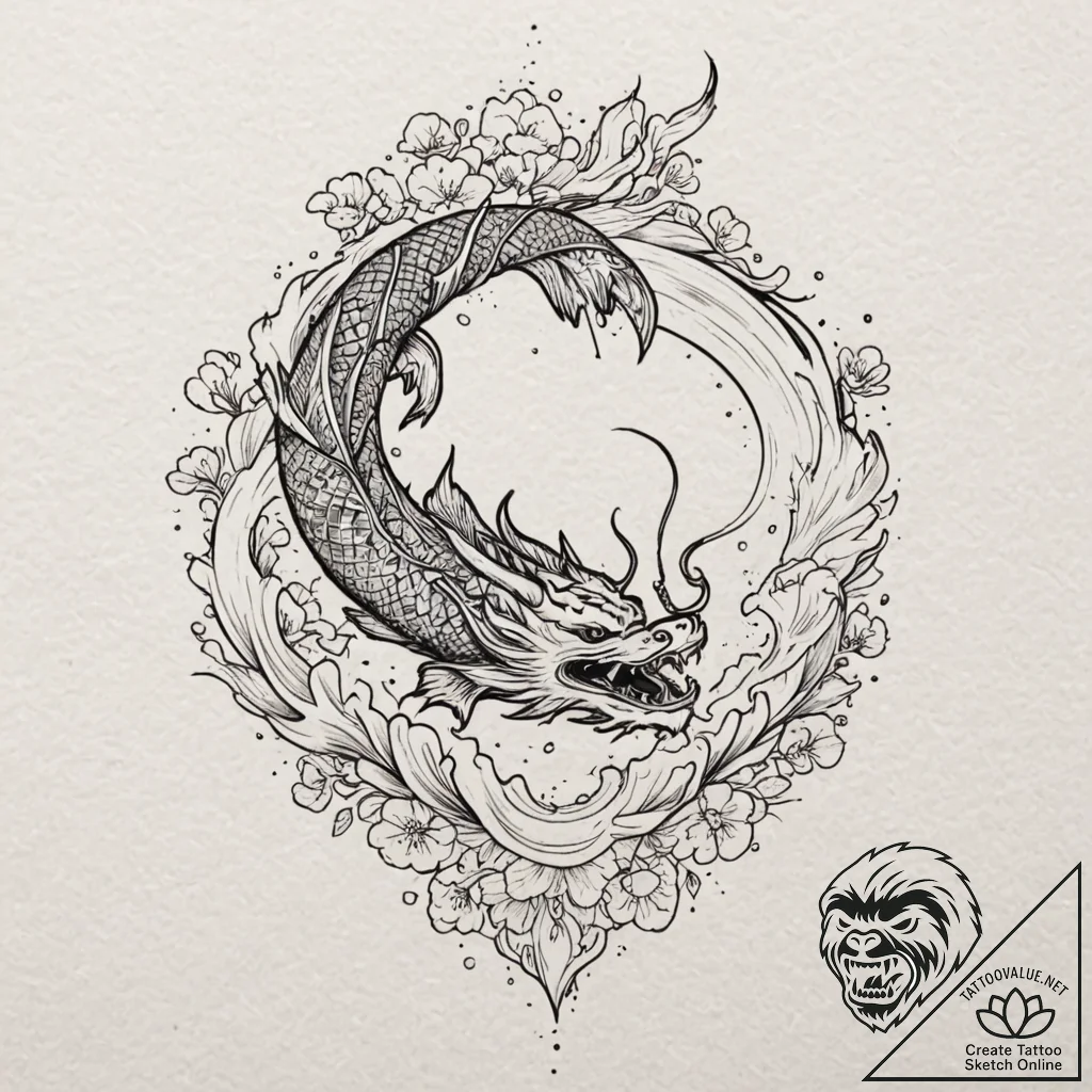 Tattoo sketch, maverick mapmaker's quill, an... - tattoo sketch (№1752485506_0, 14.07.2025 09:31) — tattoovalue.net
