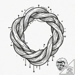 Tattoo sketch, knot of infinite possibilities… – tattoo sketch (№1752488396_0, 14.07.2025 10:19) — tattoovalue.net