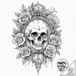 Tattoo sketch, surrealist’s sketchbook, digit… – tattoo sketch (№1752489224_0, 14.07.2025 10:33) — tattoovalue.net