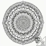 Blacklight-reactive mandala that reveals hidd… – tattoo sketch (№1752489643_0, 14.07.2025 10:40) — tattoovalue.net