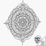 A pattern of falling autumn leaves, tattoo li… – tattoo sketch (№1752492025_0, 14.07.2025 11:20) — tattoovalue.net