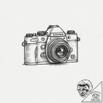 Camera – tattoo sketch (№1752498866_0, 14.07.2025 13:14) — tattoovalue.net