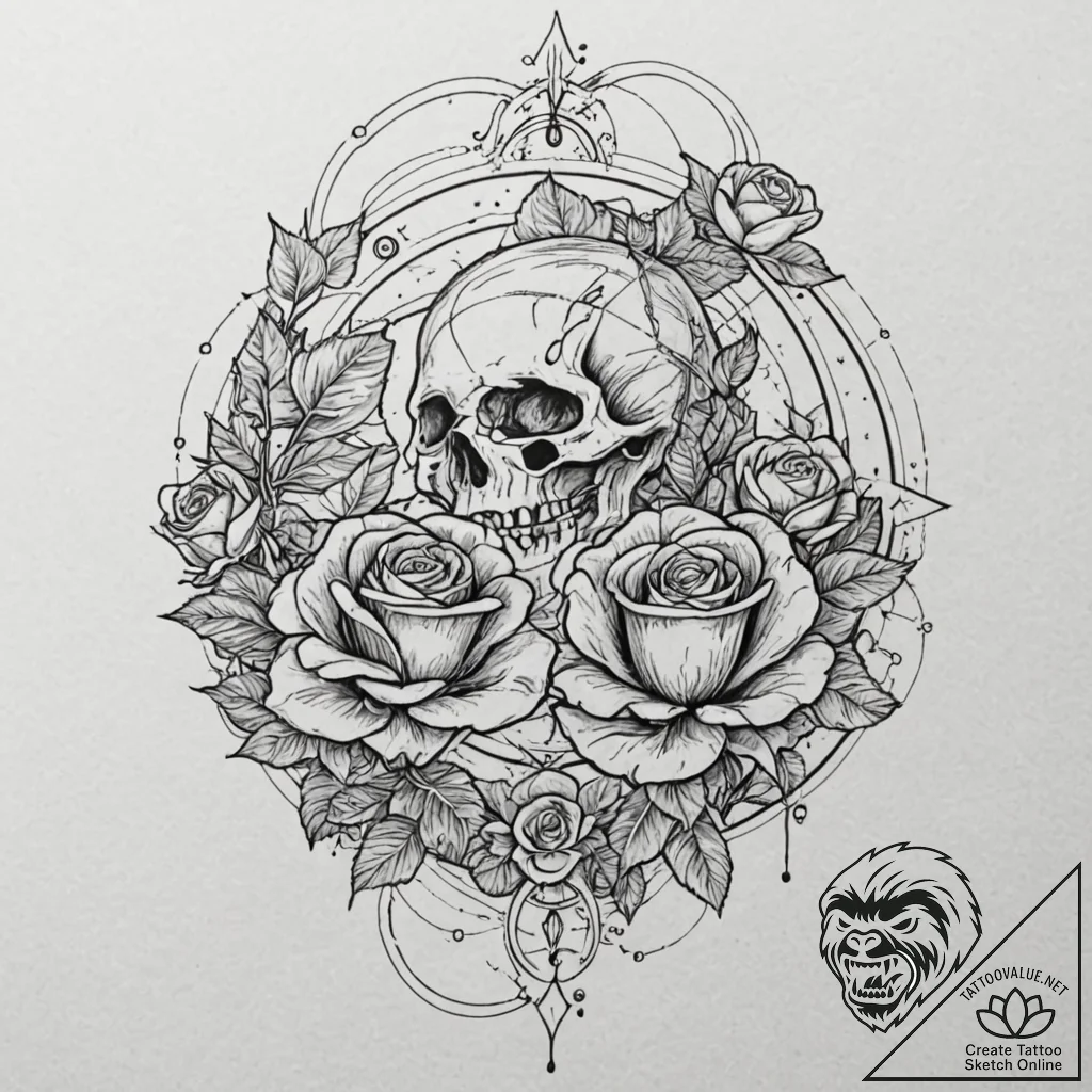 Astrolabe with constellations traced in delic... - tattoo sketch (№1752503846_0, 14.07.2025 14:37) — tattoovalue.net