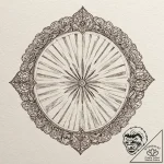 Backgammon board with a decisive final move,… – tattoo sketch (№1752504529_0, 14.07.2025 14:48) — tattoovalue.net