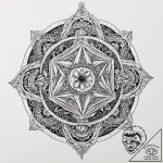 D20 dice (from d&d) rolling a critical hit ‘2… – tattoo sketch (№1752509233_0, 14.07.2025 16:07) — tattoovalue.net