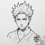 Sukuna’s markings from jujutsu kaisen – tattoo sketch (№1752511967_0, 14.07.2025 16:52) — tattoovalue.net