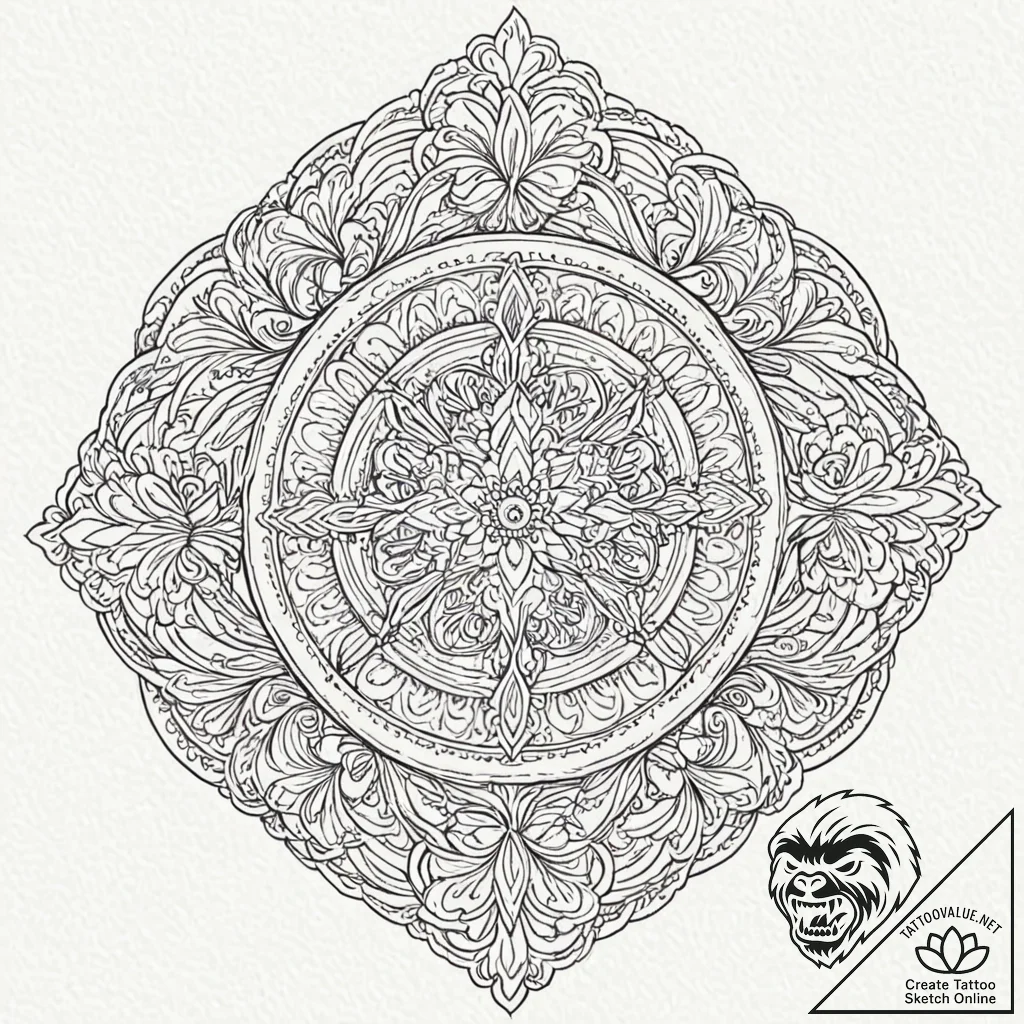 Seal, artistic tattoo sketch, fine lines, del... - tattoo sketch (№1752512562_0, 14.07.2025 17:02) — tattoovalue.net
