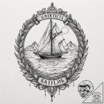 I, ink illustration for tattoo, rough sketchy… – tattoo sketch (№1752514594_0, 14.07.2025 17:36) — tattoovalue.net