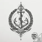Victory (symbol), tattoo drawing outline, cle… – tattoo sketch (№1752517145_0, 14.07.2025 18:19) — tattoovalue.net