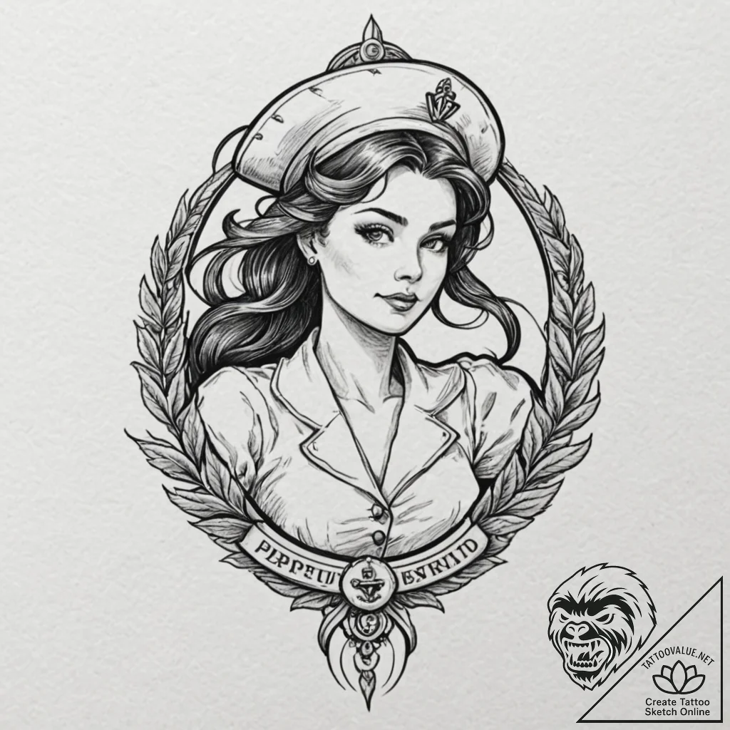 Untouched staff beneath spectral rift, concep... - tattoo sketch (№1752518857_0, 14.07.2025 18:47) — tattoovalue.net