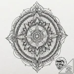 Wand wrapped in thorned vines, artistic tatto… – tattoo sketch (№1752522881_0, 14.07.2025 19:54) — tattoovalue.net
