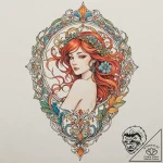 Sanke – neo traditional, vibrant color – tattoo sketch (№1752532027_0, 14.07.2025 22:27) — tattoovalue.net