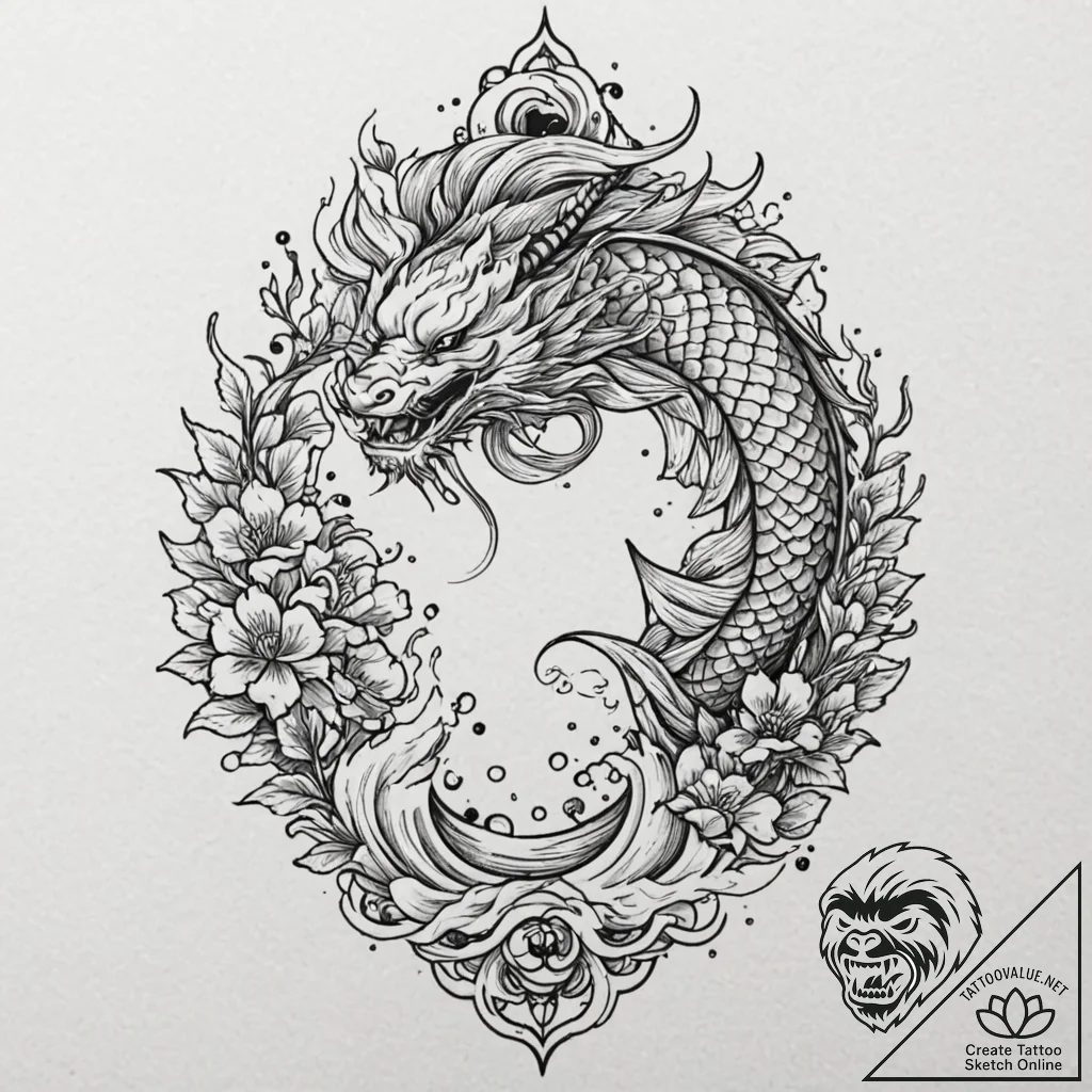 Jewelry box, slightly open, with light pourin... - tattoo sketch (№1752580638_0, 15.07.2025 11:57) — tattoovalue.net