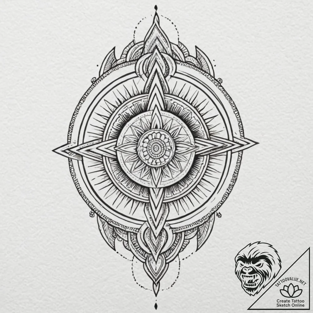 Dagger embedded in stone, tattoo flash sheet... - tattoo sketch (№1752581654_0, 15.07.2025 12:14) — tattoovalue.net
