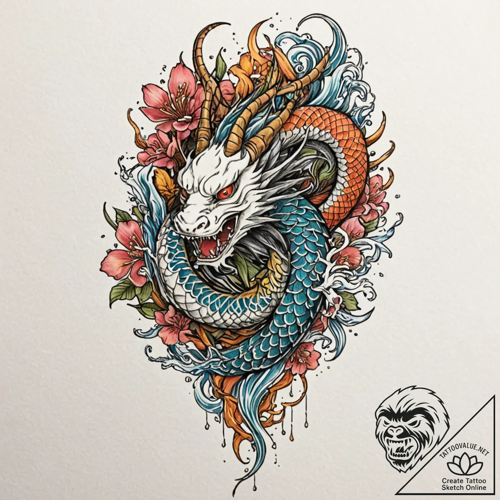 Mantis fang beneath fractured mask, concept a... - tattoo sketch (№1752582930_0, 15.07.2025 12:35) — tattoovalue.net