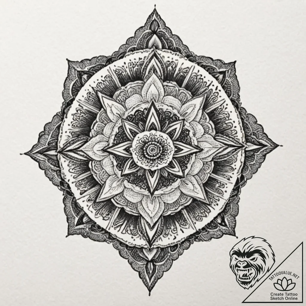 Oak roots breaking stone relic, tattoo flash... - tattoo sketch (№1752587815_0, 15.07.2025 13:56) — tattoovalue.net
