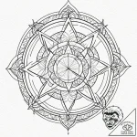 Unbroken runes beneath spectral storm, concep… – tattoo sketch (№1752589858_0, 15.07.2025 14:30) — tattoovalue.net