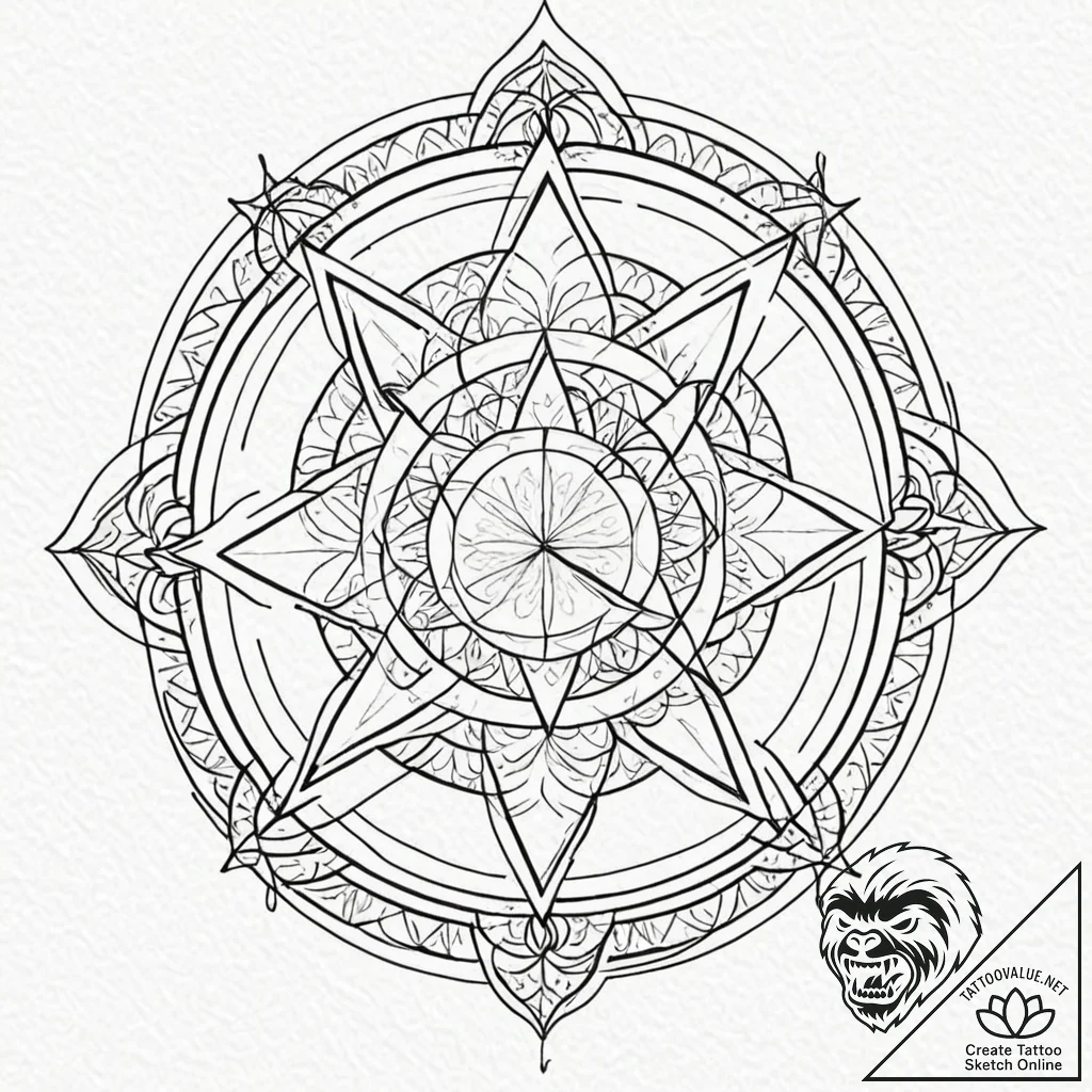Unbroken runes beneath spectral storm, concep... - tattoo sketch (№1752589858_0, 15.07.2025 14:30) — tattoovalue.net