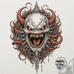 Abyssal blade devouring light, tattoo flash s… – tattoo sketch (№1752595846_0, 15.07.2025 16:10) — tattoovalue.net