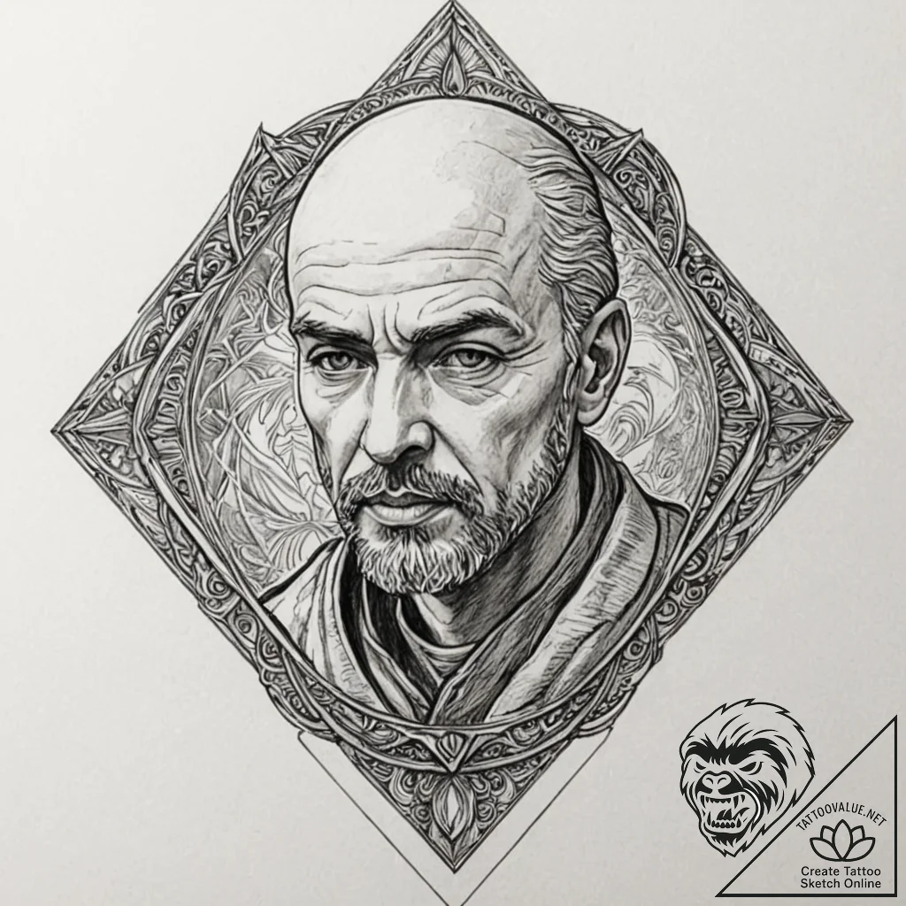 The gom jabbar from dune, artistic tattoo ske... - tattoo sketch (№1752599029_0, 15.07.2025 17:03) — tattoovalue.net