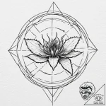 Venus flytrap with teeth of metal, snapping s… – tattoo sketch (№1752611312_0, 15.07.2025 20:28) — tattoovalue.net