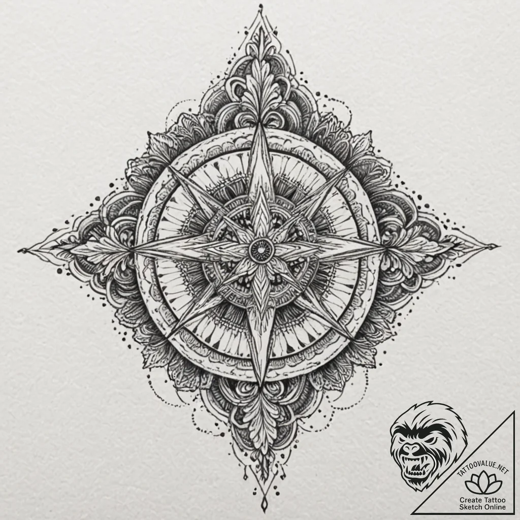 A powerful buzz saw cutting metal, sparks,, t... - tattoo sketch (№1752611984_0, 15.07.2025 20:39) — tattoovalue.net