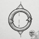 Pause button symbol from a music player, arti… – tattoo sketch (№1752612824_0, 15.07.2025 20:53) — tattoovalue.net