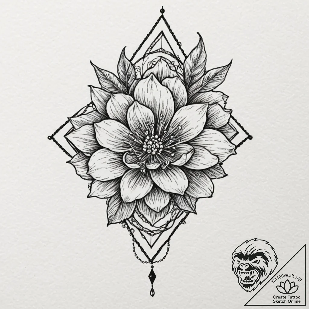 A detailed bandage wrap, healing,, ink illust... - tattoo sketch (№1752612909_0, 15.07.2025 20:55) — tattoovalue.net