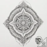 Jewelry box, slightly open, with light pourin… – tattoo sketch (№1752621355_0, 15.07.2025 23:15) — tattoovalue.net