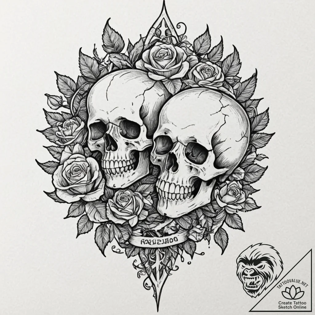 Abyssal blade fused with bone, concept art fo... - tattoo sketch (№1752622440_0, 15.07.2025 23:34) — tattoovalue.net