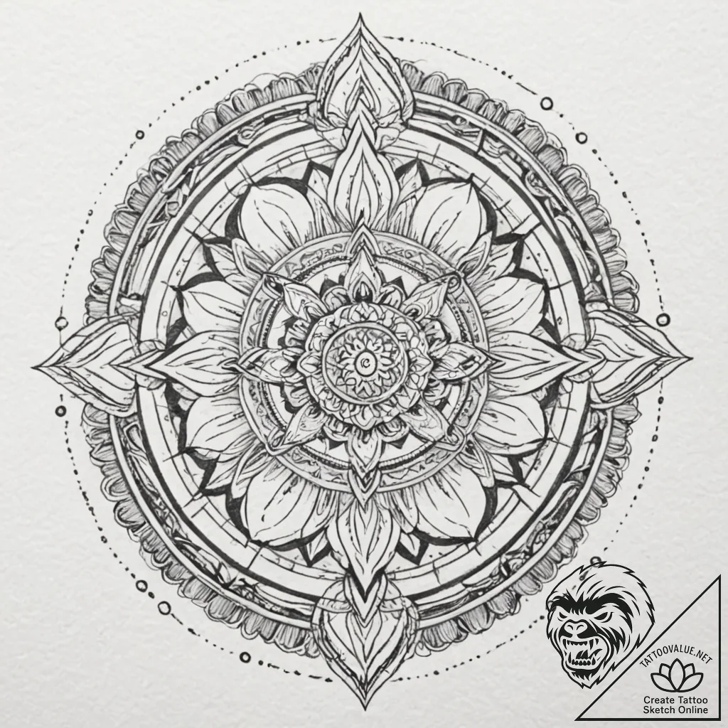 Beowulf, tattoo flash sheet design, unique de... - tattoo sketch (№1752622859_0, 15.07.2025 23:40) — tattoovalue.net