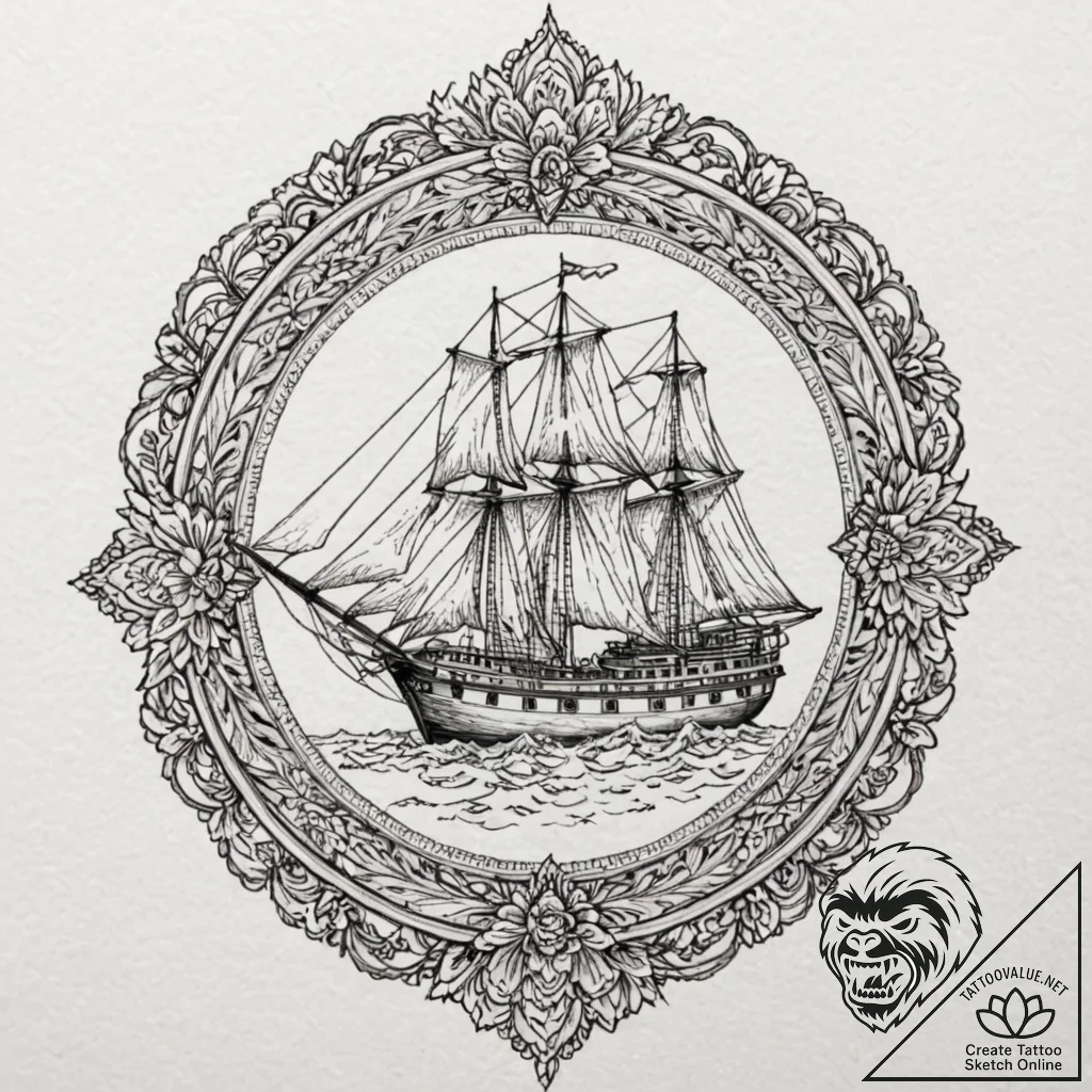 X, tattoo line art, sepia tone sketch, vintag... - tattoo sketch (№1752623774_0, 15.07.2025 23:56) — tattoovalue.net