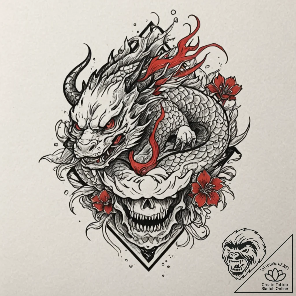 Hazmat suit, helmet cracked, revealing a skul... - tattoo sketch (№1752627376_0, 16.07.2025 00:56) — tattoovalue.net