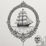 A detailed book with an open page, inviting,,… – tattoo sketch (№1752627963_0, 16.07.2025 01:06) — tattoovalue.net