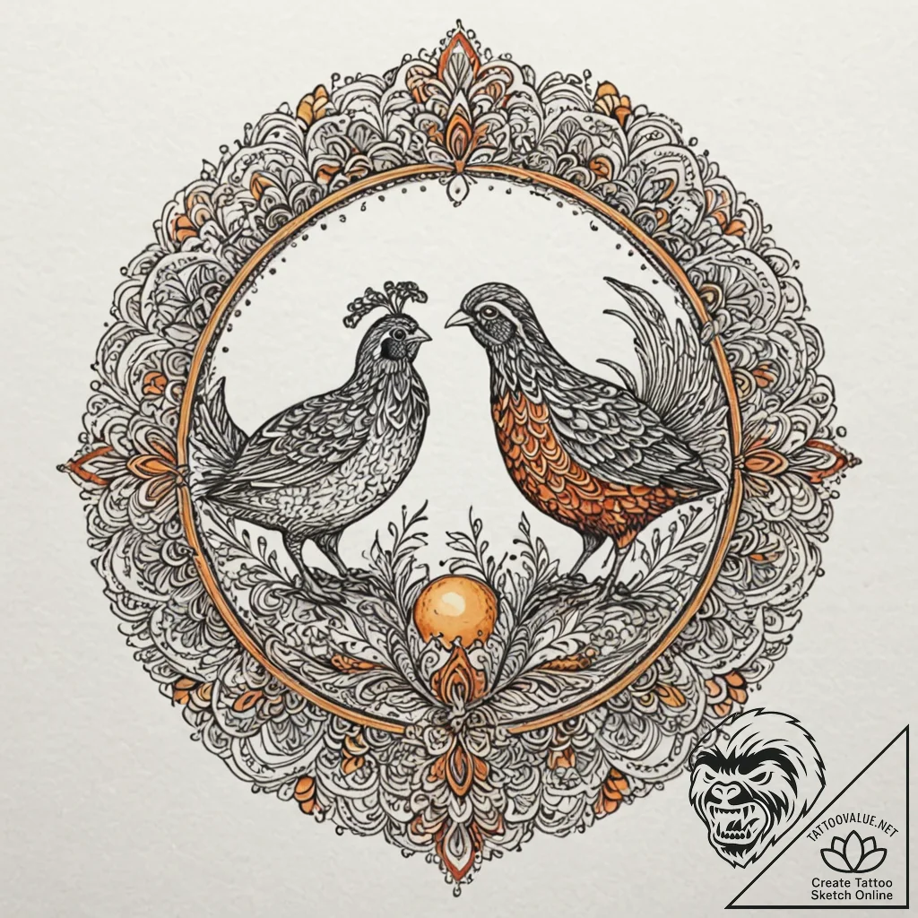 Quail's egg, speckled and delicate, tattoo li... - tattoo sketch (№1752629890_0, 16.07.2025 01:38) — tattoovalue.net