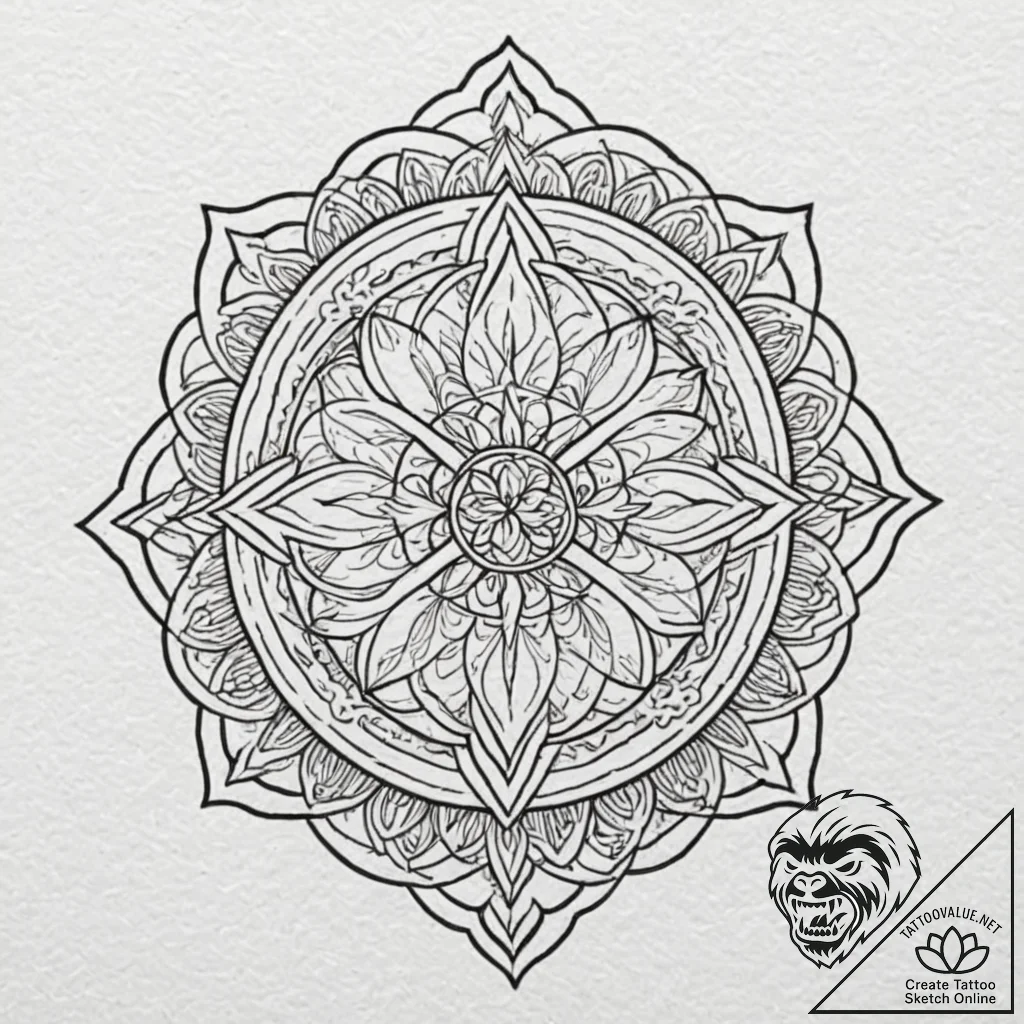 Celtic, tattoo flash sheet design, black outl... - tattoo sketch (№1752630643_0, 16.07.2025 01:50) — tattoovalue.net