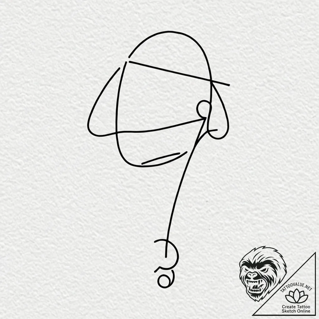 Measuring scale, perfectly balanced, tattoo s... - tattoo sketch (№1752630976_0, 16.07.2025 01:56) — tattoovalue.net