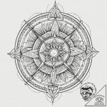 Pendulum clock with skeletal hands, concept a… – tattoo sketch (№1752631645_0, 16.07.2025 02:07) — tattoovalue.net