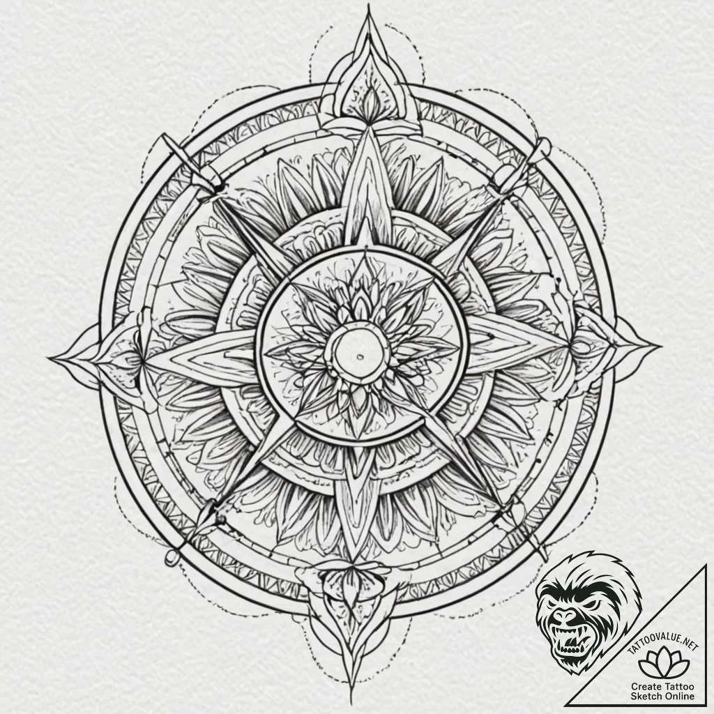 Pendulum clock with skeletal hands, concept a... - tattoo sketch (№1752631645_0, 16.07.2025 02:07) — tattoovalue.net