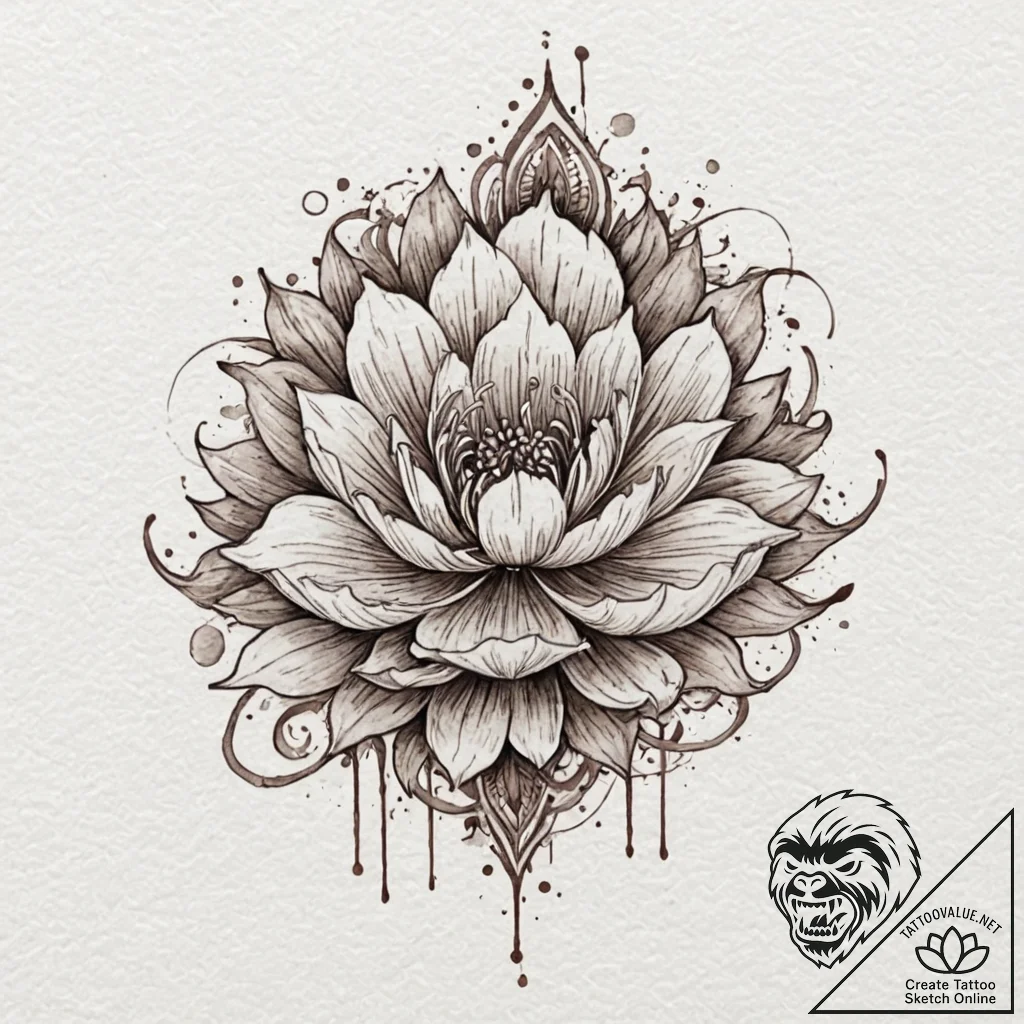 Queenр р†р вђљрівђћсћs relic sealed in frost,... - tattoo sketch (№1752632062_0, 16.07.2025 02:14) — tattoovalue.net