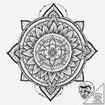 Obsidian serpent crowned in roots, tattoo lin… – tattoo sketch (№1752632479_0, 16.07.2025 02:21) — tattoovalue.net
