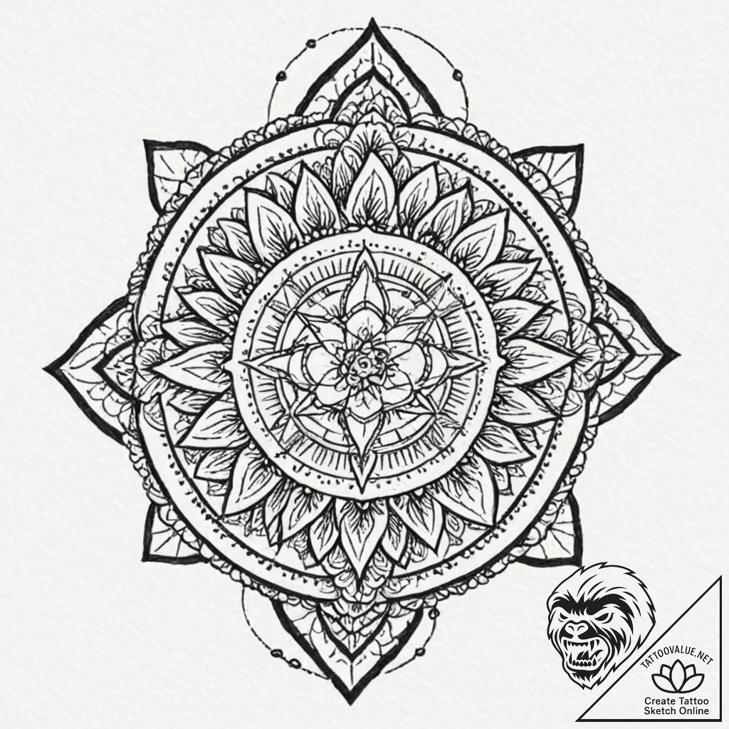 Obsidian serpent crowned in roots, tattoo lin... - tattoo sketch (№1752632479_0, 16.07.2025 02:21) — tattoovalue.net