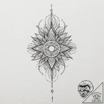 Z, concept art for tattoo, clean lines, crisp… – tattoo sketch (№1752634771_0, 16.07.2025 02:59) — tattoovalue.net